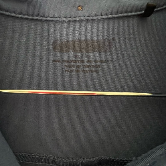 Ogio Polo Shirt Mens XL Blue Solid Short Sleeve Golf Button Collared - Picture 3 of 5